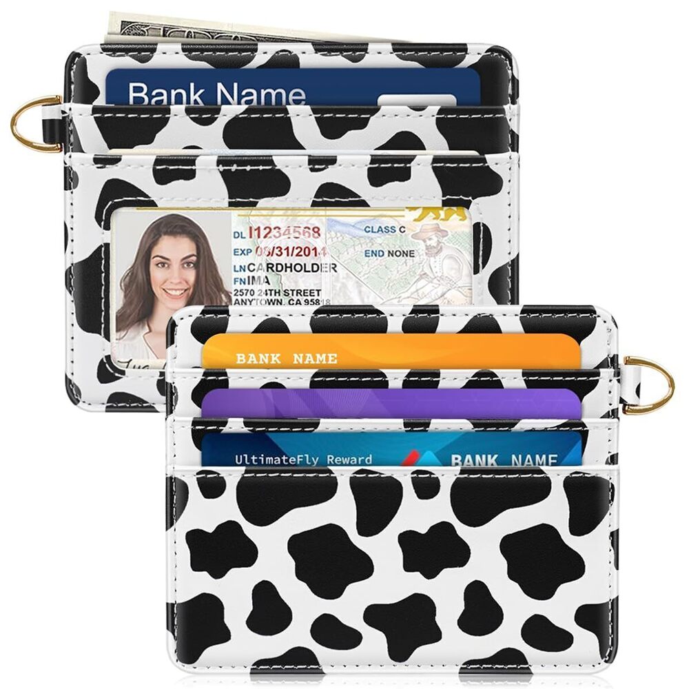 8060 Slim Minimalist Front Pocket RFID Blocking Credit Card Holder Small